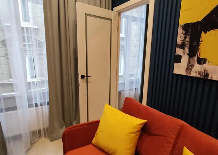 однокімнатна студіо на площі ринок Apartamento Leópolis